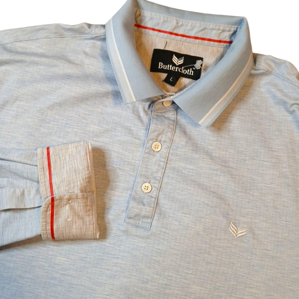 Buttercloth Elite Focus In Icy Cotton Light Blue Size Large